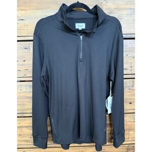 FEAT Roam Quarter Zip Pullover Mens Large Athletic Lightweight Performance Top